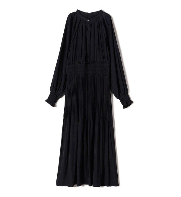 SHIPS for women「ウエスト シャーリング プリーツ ワンピース 24SS ◇」|ワンピース|