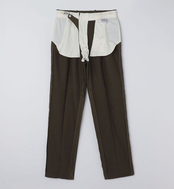 SHIPS「BERNARD ZINS: HUBERT コットン ツープリーツ トラウザーズ」|チノ|