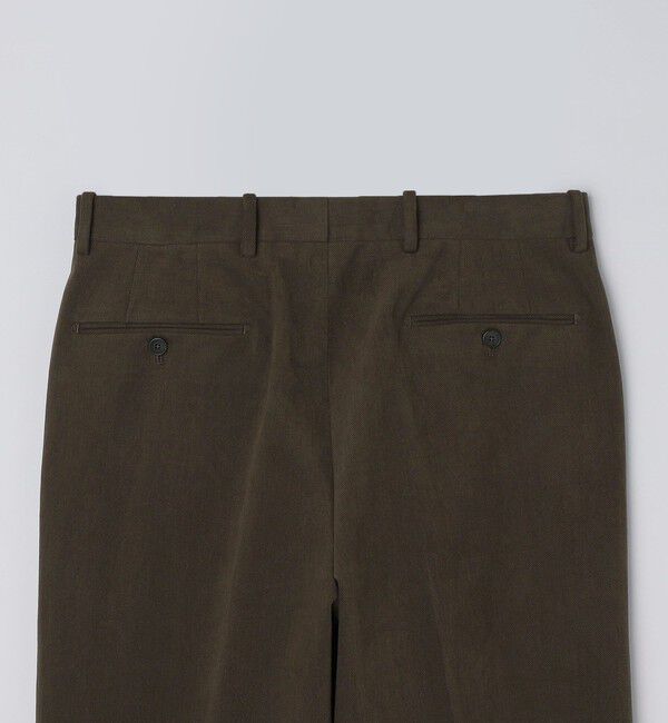 SHIPS「BERNARD ZINS: HUBERT コットン ツープリーツ トラウザーズ」|チノ|