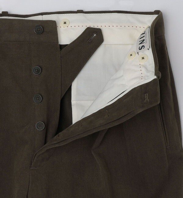 SHIPS「BERNARD ZINS: HUBERT コットン ツープリーツ トラウザーズ」|チノ|