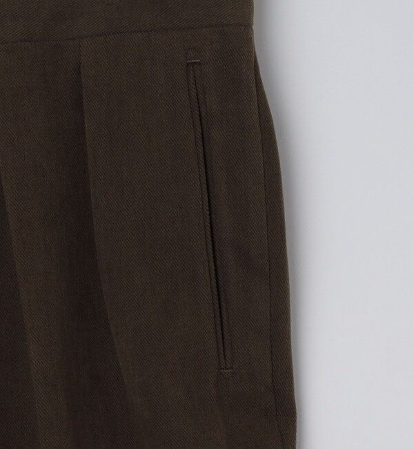 SHIPS「BERNARD ZINS: HUBERT コットン ツープリーツ トラウザーズ」|チノ|