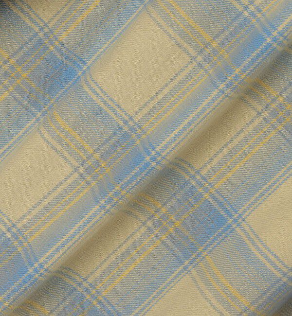 SHIPS「SHIPS: Shuttle notes レギュラーカラー オンブレチェック 長袖 ネルシャツ」|シャツ・ブラウス|