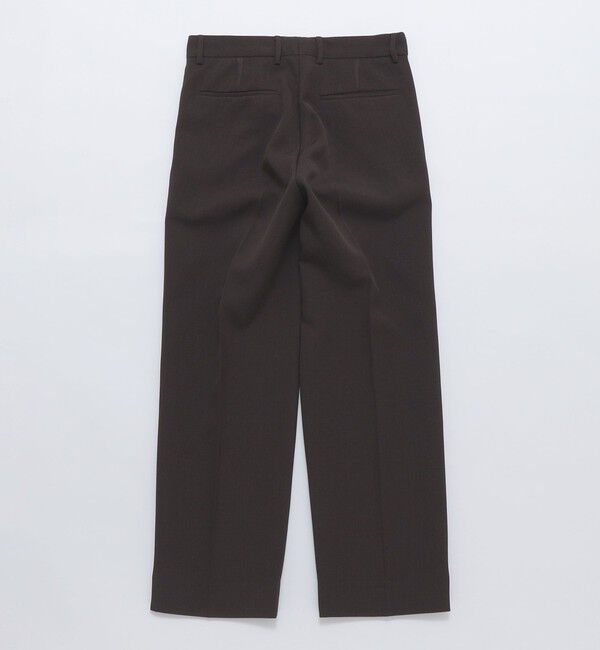 SHIPS「SHIPS: Reflax(R) ダブルクロス ワンタック ワイド パンツ」|チノ|