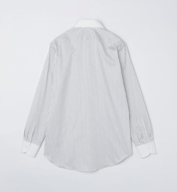 SHIPS「SHIPS: ワイドカラー マルチ ストライプ クレリック シャツ」|シャツ・ブラウス|