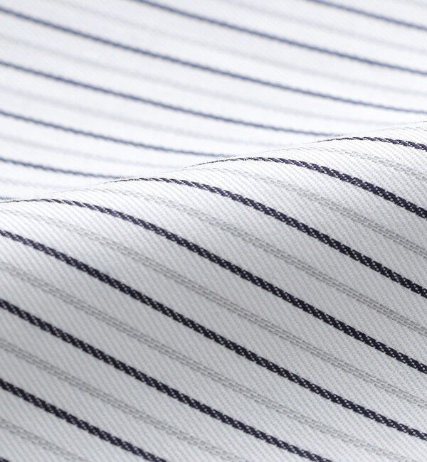 SHIPS「SHIPS: ワイドカラー マルチ ストライプ クレリック シャツ」|シャツ・ブラウス|