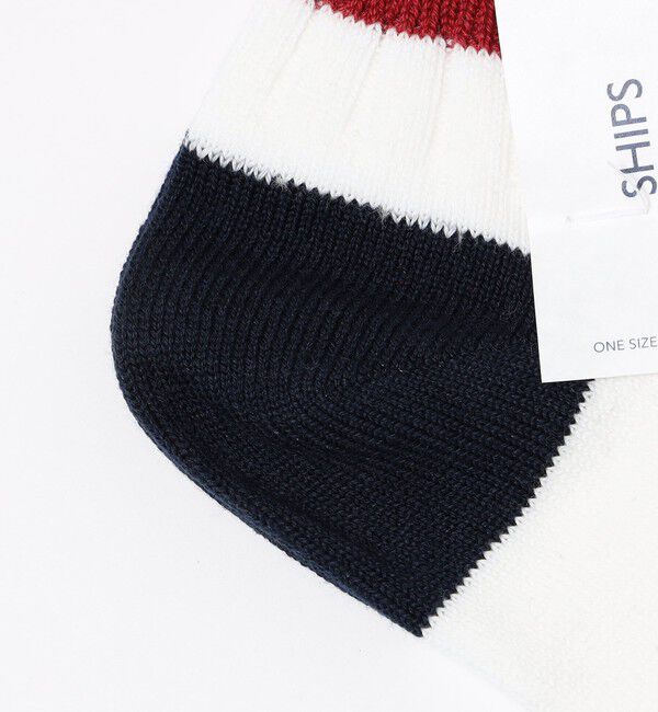 SHIPS「SHIPS: 3BLOCK アンクル リブ ソックス」|ソックス|