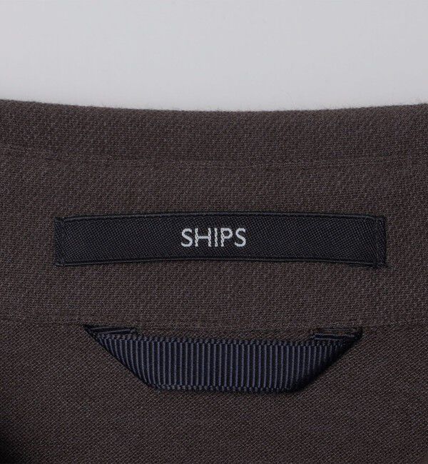 SHIPS「【WEB限定】SHIPS:〈吸水速乾〉ドライピケ ワンポイント ロゴ ワイドカラー ポロシャツ」|ポロシャツ|