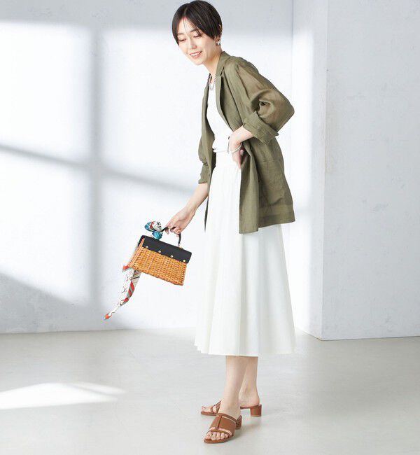 SHIPS for women「〈撥水加工/UVカット/手洗い可能〉ギャザー スカート ◇」|スカート|