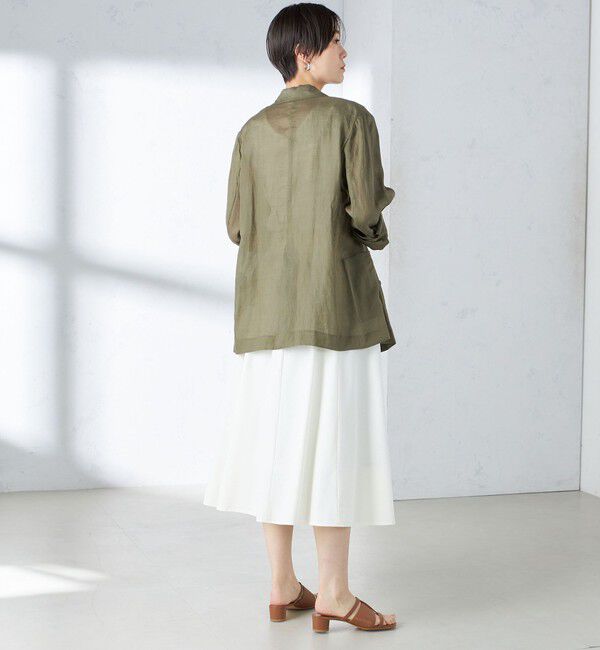 SHIPS for women「〈撥水加工/UVカット/手洗い可能〉ギャザー スカート ◇」|スカート|