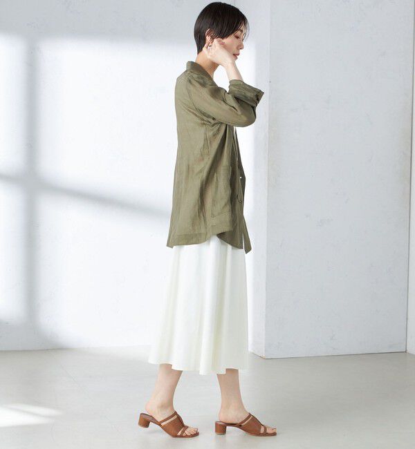 SHIPS for women「〈撥水加工/UVカット/手洗い可能〉ギャザー スカート ◇」|スカート|