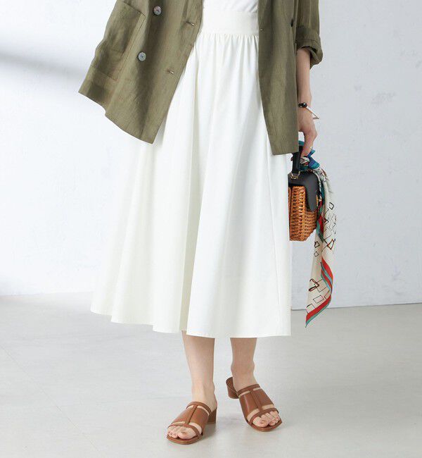 SHIPS for women「〈撥水加工/UVカット/手洗い可能〉ギャザー スカート ◇」|スカート|