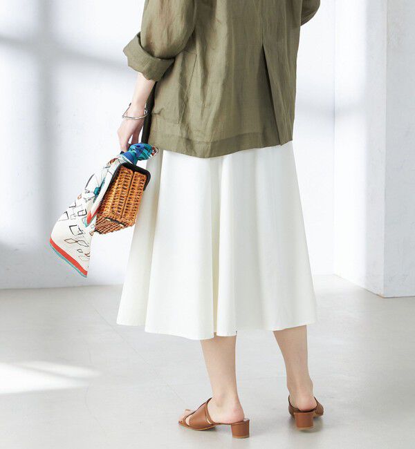 SHIPS for women「〈撥水加工/UVカット/手洗い可能〉ギャザー スカート ◇」|スカート|