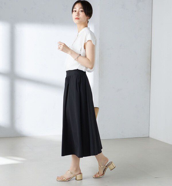 SHIPS for women「〈撥水加工/UVカット/手洗い可能〉ギャザー スカート ◇」|スカート|