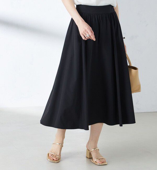 SHIPS for women「〈撥水加工/UVカット/手洗い可能〉ギャザー スカート ◇」|スカート|
