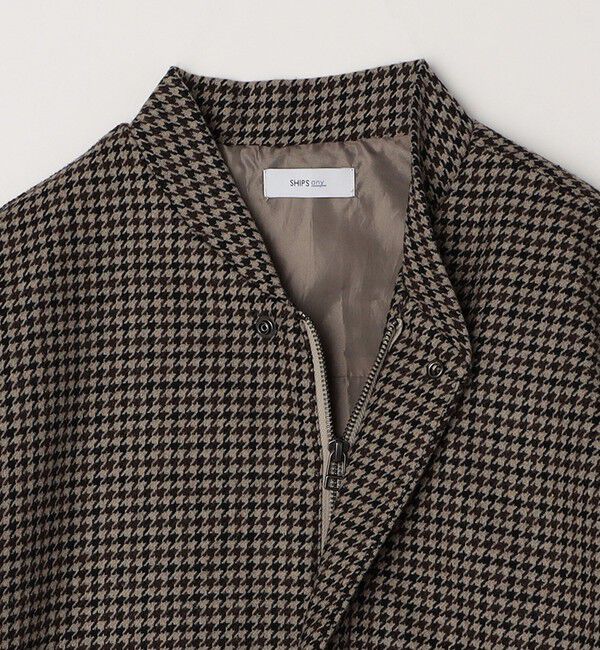 SHIPS any「SHIPS any: 〈手洗い可能〉リラックス ツイード ジップ ブルゾン◇」|ブルゾン・スタジャン|