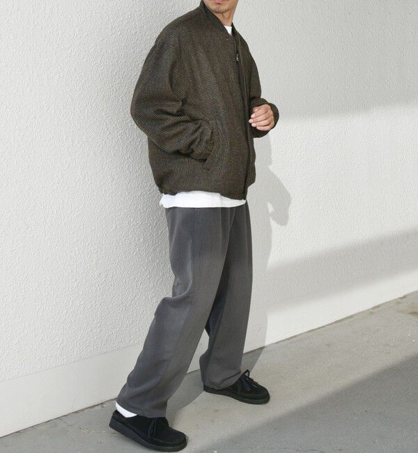 SHIPS any「SHIPS any: 〈手洗い可能〉リラックス ツイード ジップ ブルゾン◇」|ブルゾン・スタジャン|