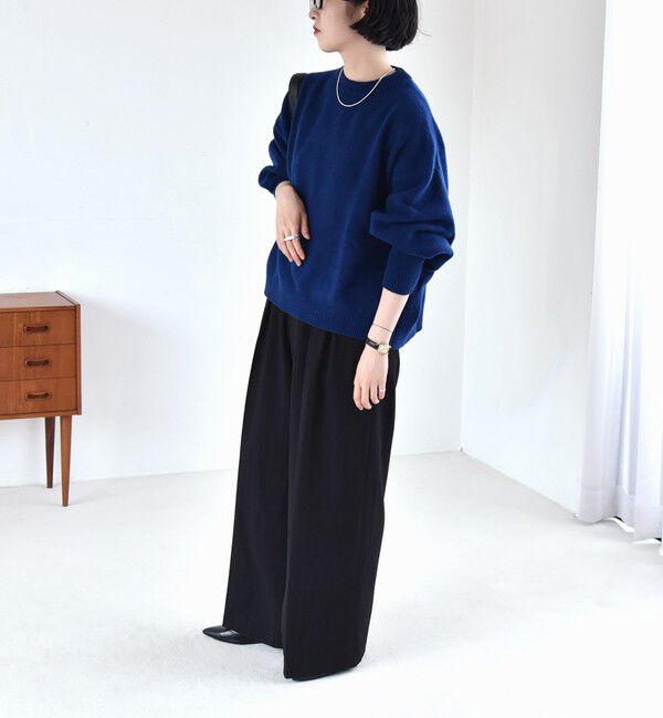 quaranciel「quaranciel:〈手洗い可能〉AQUA カシミヤ ミックス ドルマン ニット」|ニット・セーター|