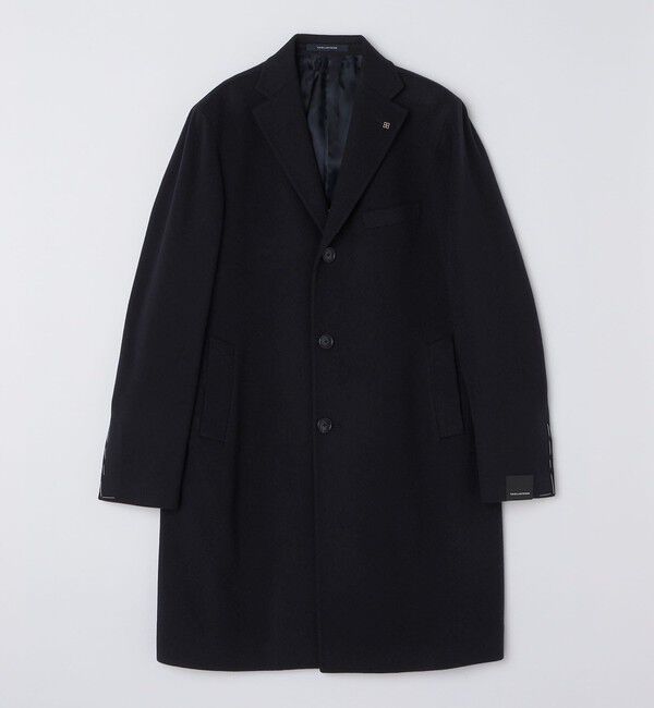 SHIPS「TAGLIATORE: ウール チェスターフィールドコート」|チェスターコート|ネイビー