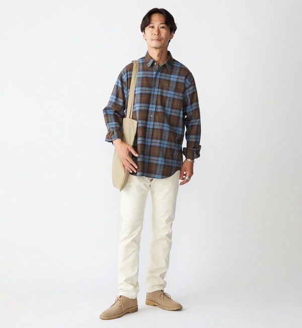 SHIPS「SHIPS: コットンビエラ チェック レギュラーカラー シャツ」|シャツ・ブラウス|