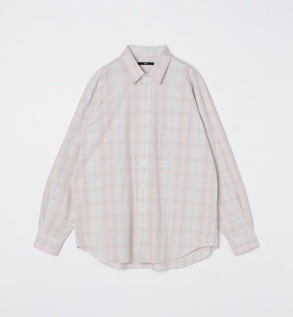 SHIPS「SHIPS: コットンビエラ チェック レギュラーカラー シャツ」|シャツ・ブラウス|