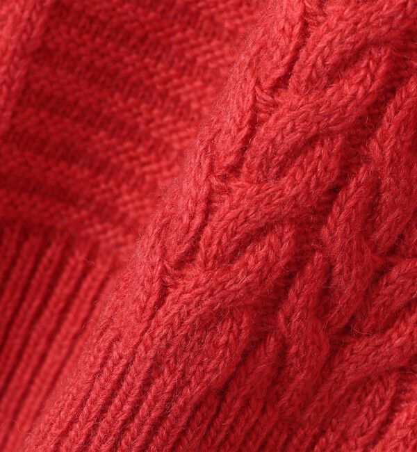 SHIPS any「SHIPS any:〈手洗い可能〉アラン / ガーター 編み リラックス クルーネック ニット◇」|ニット・セーター|