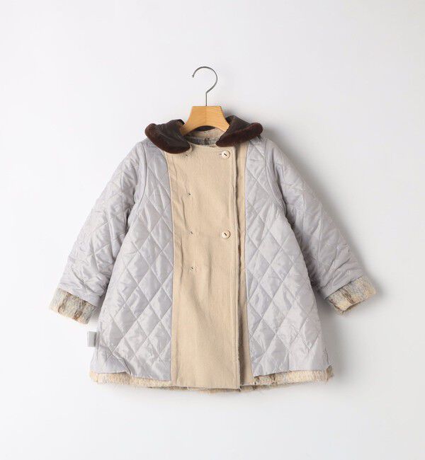 SHIPS KIDS「SHIPS KIDS:100～130cm / シャギー チェック コート」|その他|