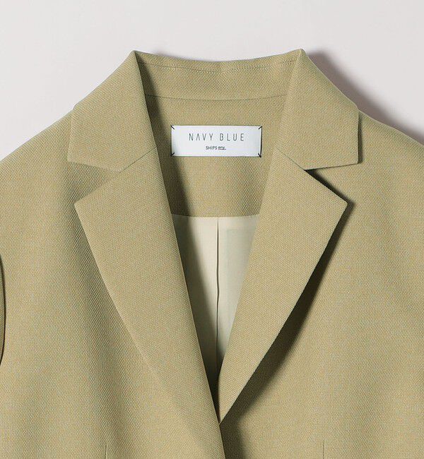 SHIPS any「SHIPS any: オックス シングル テーラード ブレザー ジャケット［NAVY BLUE］」|テーラードジャケット|