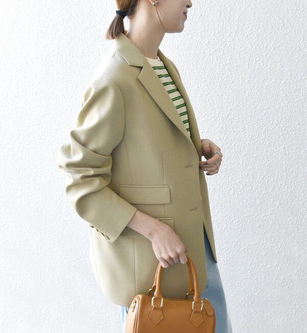 SHIPS any「SHIPS any: オックス シングル テーラード ブレザー ジャケット［NAVY BLUE］」|テーラードジャケット|