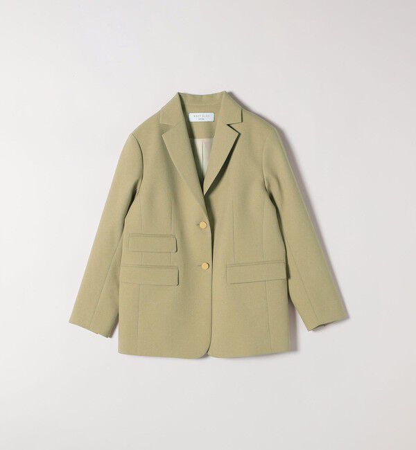 SHIPS any「SHIPS any: オックス シングル テーラード ブレザー ジャケット［NAVY BLUE］」|テーラードジャケット|