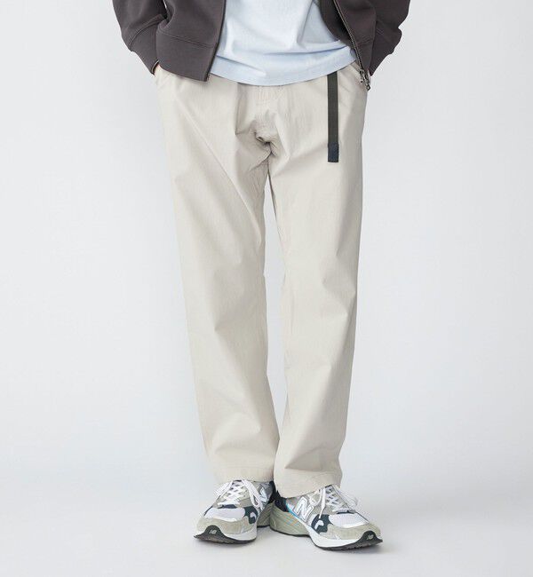 SHIPS「【SHIPS別注】Gramicci:〈接触冷感・撥水・UVカット〉4WAYストレッチ ドライ テーパード NN パンツ」|その他|ライトグレー