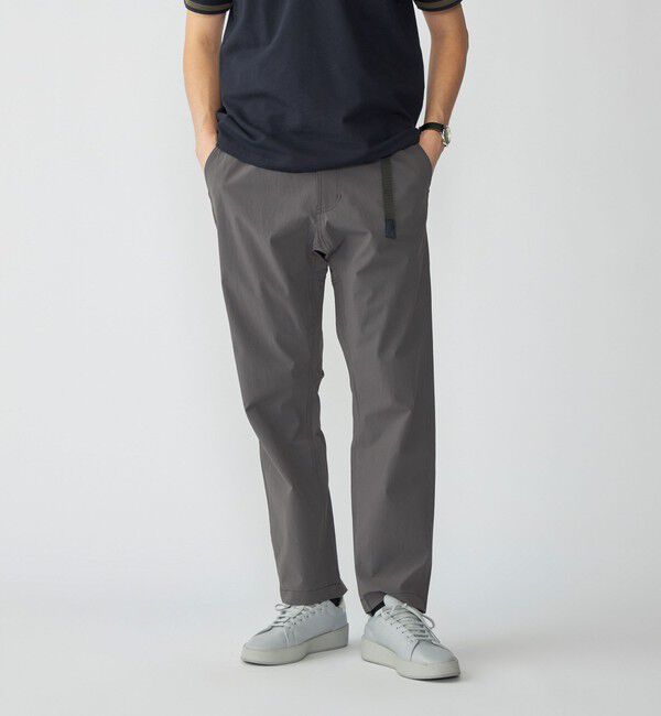 SHIPS「【SHIPS別注】Gramicci:〈接触冷感・撥水・UVカット〉4WAYストレッチ ドライ テーパード NN パンツ」|その他|ダークグレー