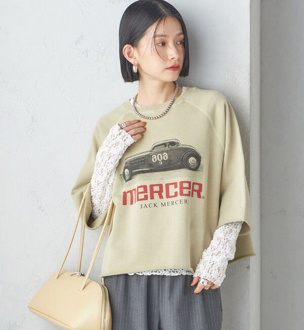 SHIPS for women「〈手洗い可能〉ラッセル レース クルーネック カットソー」|Tシャツ・カットソー|