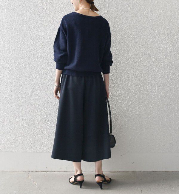 SHIPS any「SHIPS any:〈洗濯機可能〉ドライタッチ ギャザー キュロット パンツ」|その他|