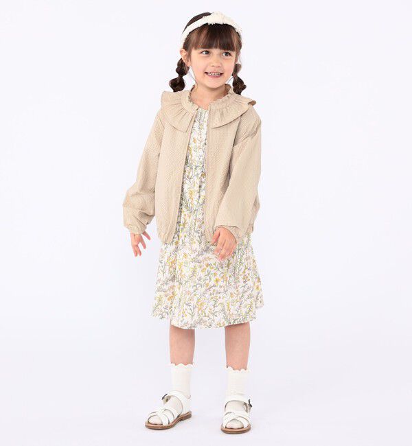 SHIPS KIDS「SHIPS KIDS:100～130cm / リバティ 半袖 ワンピース」|ワンピース|