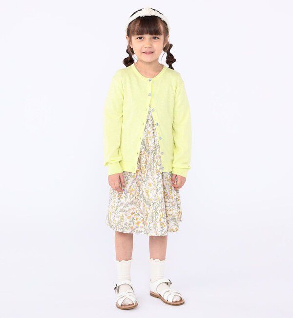 SHIPS KIDS「SHIPS KIDS:100～130cm / リバティ 半袖 ワンピース」|ワンピース|