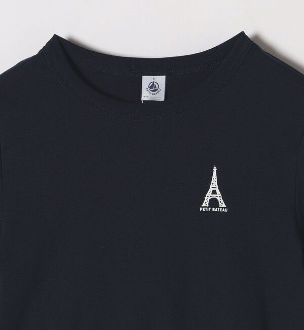 SHIPS any「【SHIPS any別注】PETIT BATEAU: ロゴ プリント コンパクト TEE 25SS」|Tシャツ・カットソー|