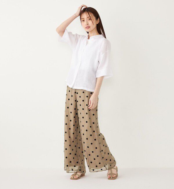 SHIPS Colors 「SHIPS Colors:〈洗濯機可能〉ユーロリネン (EURO Linen) ボクシー シャツ◇」|シャツ・ブラウス|