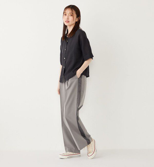 SHIPS Colors 「SHIPS Colors:〈洗濯機可能〉ユーロリネン (EURO Linen) ボクシー シャツ◇」|シャツ・ブラウス|