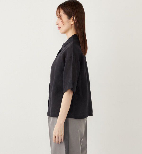 SHIPS Colors 「SHIPS Colors:〈洗濯機可能〉ユーロリネン (EURO Linen) ボクシー シャツ◇」|シャツ・ブラウス|