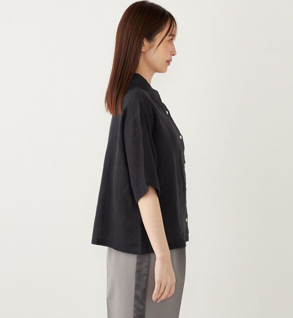 SHIPS Colors 「SHIPS Colors:〈洗濯機可能〉ユーロリネン (EURO Linen) ボクシー シャツ◇」|シャツ・ブラウス|