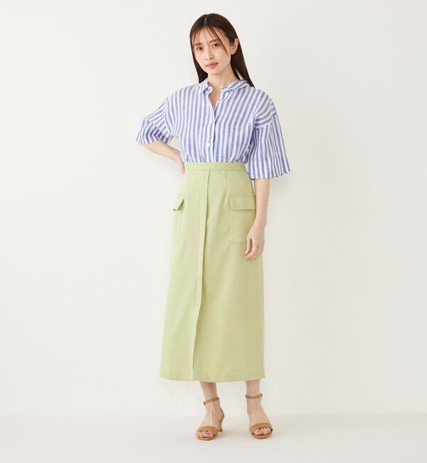 SHIPS Colors 「SHIPS Colors:〈洗濯機可能〉ユーロリネン (EURO Linen) ボクシー シャツ◇」|シャツ・ブラウス|