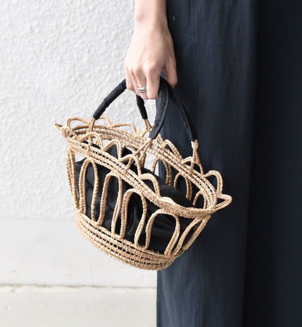 SHIPS any「TARANGO: ラウンド カゴ バッグ 25SS」|かごバッグ|