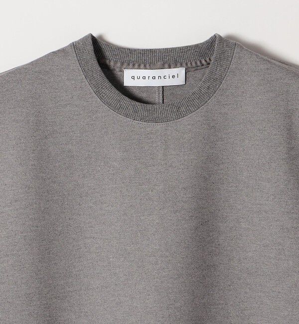 quaranciel「quaranciel:〈洗濯機可能〉ライト ポンチ コンパクト フレンチスリーブ TEE」|Tシャツ・カットソー|