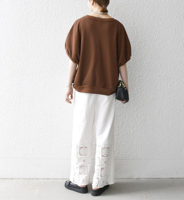 SHIPS any「SHIPS any:〈洗濯機可能〉ワッフル ワイド コクーン ドルマン TEE」|Tシャツ・カットソー|