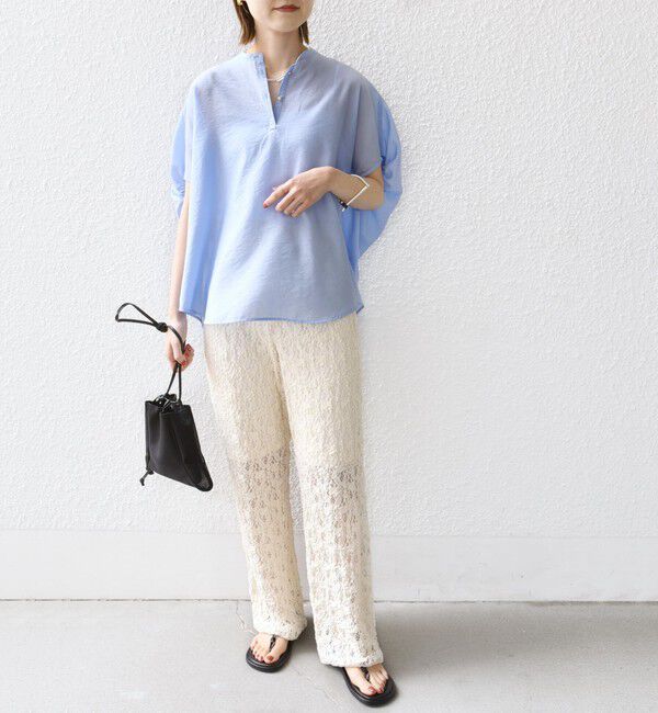 SHIPS for women「〈手洗い可能〉ラッセル レース イージー パンツ」|その他|