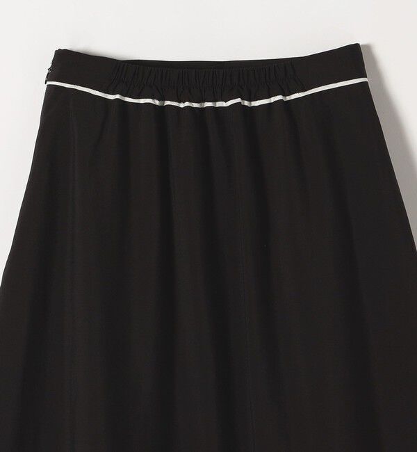 quaranciel「quaranciel:〈洗濯機可能〉パイピング Aライン ラップ スカート」|スカート|