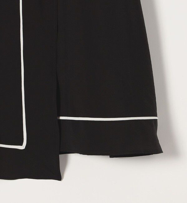 quaranciel「quaranciel:〈洗濯機可能〉パイピング Aライン ラップ スカート」|スカート|