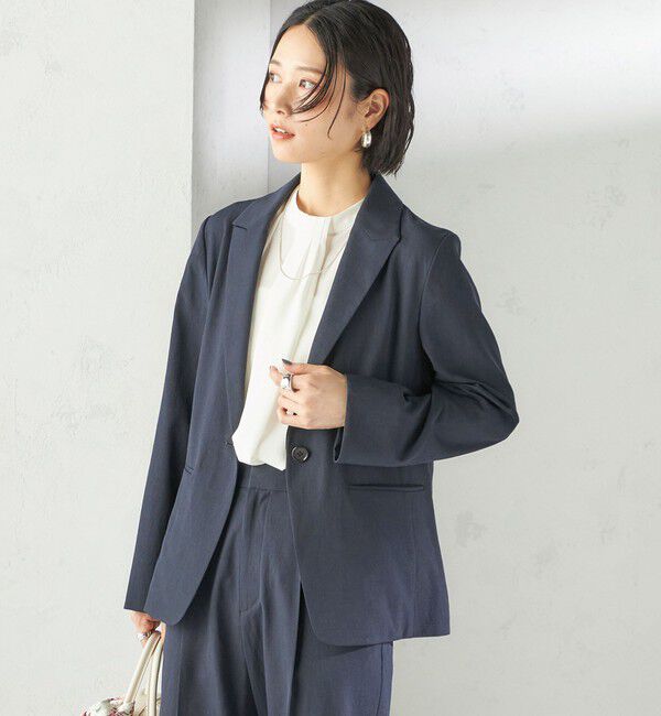 SHIPS for women「〈手洗い可能〉FUNCTIONAL テーラード ジャケット（セットアップ対応）」|テーラードジャケット|