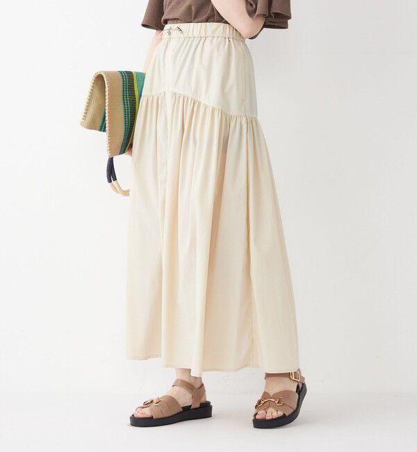 SHIPS Colors 「SHIPS Colors:〈接触冷感・UVカット・撥水〉マルチファンクション フレアスカート◇」|フレア|