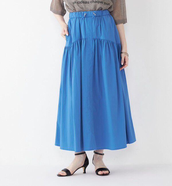 SHIPS Colors 「SHIPS Colors:〈接触冷感・UVカット・撥水〉マルチファンクション フレアスカート◇」|フレア|